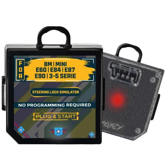 Emulador tranca de direção BMW E60 E84 E87 E90 MINI R55 R56 Emulador tranca de direção BMW E60 E84 E87 E90 MINI R55 R56