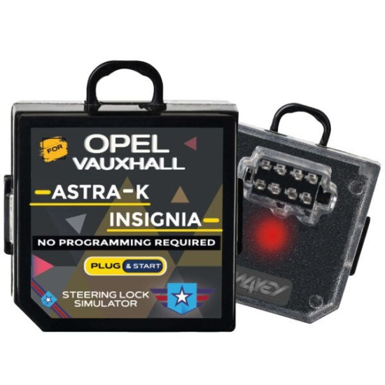 Emulador para tranca direção Opel, Saab, Vauxhall e Chevrolet
