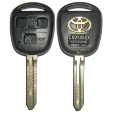 Chave e capa de chave Toyota