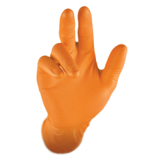 GRIPSTER™ SKINS Orange 100% Nitrile Gloves (50UN BOX)