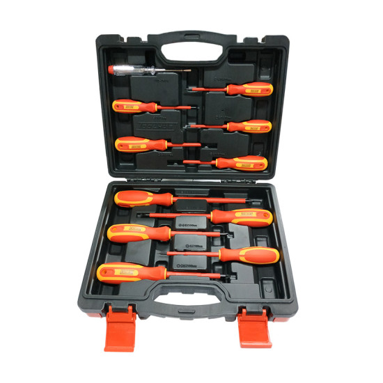 JOGO DE CHAVES DE FENA E ESTRELA VDE 11PCS JOGO DE CHAVES DE FENA E ESTRELA VDE 11PCS