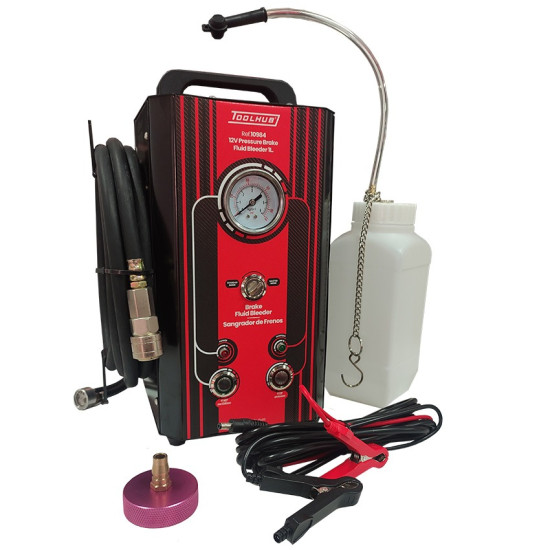 Sangrador de travões por pressão 12V 1L Sangrador de travões por pressão 12V 1L