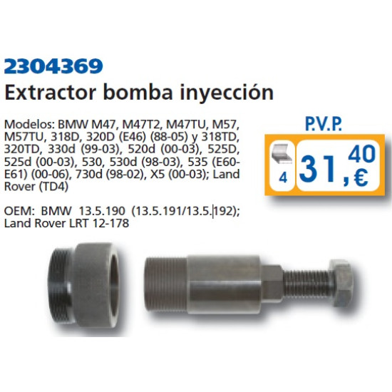 Extrator de Bomba Injetora