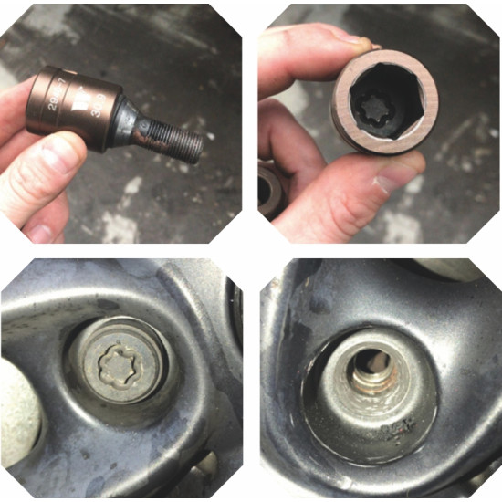 Conjunto de Chaves para Pernos de Segurança Conjunto de Chaves para Pernos de Segurança