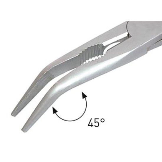 Alicate pontas longas curvas 45º 200 MM Alicate pontas longas curvas 45º 200 MM