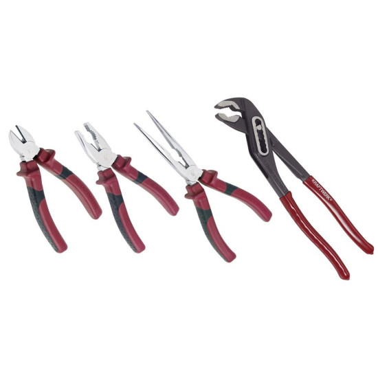 KRAFTWERK 3292 Conjunto de 4 alicates profissionais KRAFTWERK 3292 Conjunto de 4 alicates profissionais