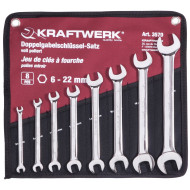 Kraftwerk 3570R - Conjunto 8 chaves de boca 6-22 mm
