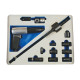 Extractor de injectores diesel com martelo pneumático e adaptadores Laser Extractor de injectores diesel com martelo pneumático e adaptadores Laser