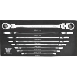 Conjunto de chaves de roquete flexi-head 8-24mm Conjunto de chaves de roquete flexi-head 8-24mm