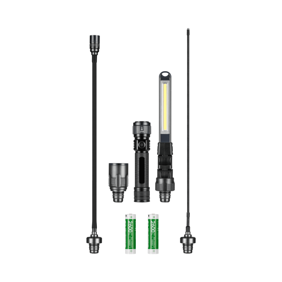 Kit de Lanternas de Trabalho Multifunções MULTI LIGHT LED Lena Lighting | Recarregável USB-C