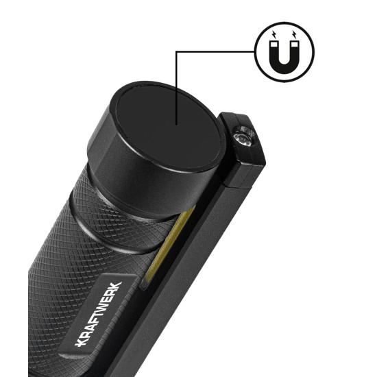 Lâmpada de Inspeção LED Recarregável Kraftwerk 701.001.007 Slimlight 800 Lumens