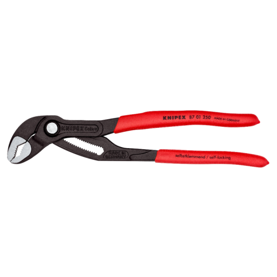 Alicate Tubos / Bomba de Água 250mm KNIPEX Cobra® Hightech 87 01 250 Alicate Tubos / Bomba de Água 250mm KNIPEX Cobra® Hightech 87 01 250