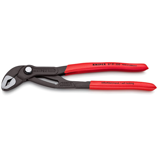 Alicate Tubos / Bomba de Água 250mm KNIPEX Cobra® Hightech 87 01 250