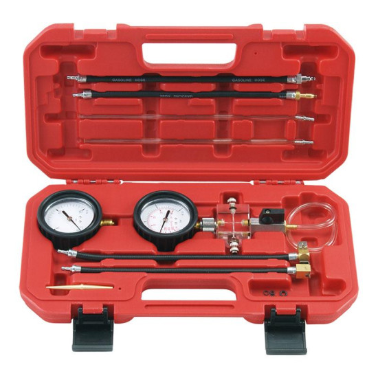 Teste de pressão de retorno de injetores common rail