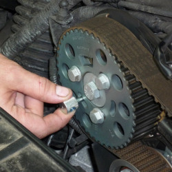 Ferramenta de bloqueio da distribuição VAG motores Diesel 1.2 / 1.4 / 1.6 / 1.9 / 2.0 TDi (EA188 injector bomba e EA189 Common Rail) Ferramenta de bloqueio da distribuição VAG motores Diesel 1.2 / 1.4 / 1.6 / 1.9 / 2.0 TDi (EA188 injector bomba e EA189 Common Rail)