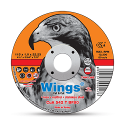 Disco corte inox 230 x 1.9 x 22.23 WINGS (25 unidades) Disco corte inox 230 x 1.9 x 22.23 WINGS (25 unidades)