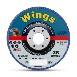 Disco lamelado 125 x 22.23 G80 (10 unidades)  Disco lamelado 125 x 22.23 G80 (10 unidades)