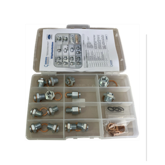 Kit de bujões para óleo - 15 unidades 