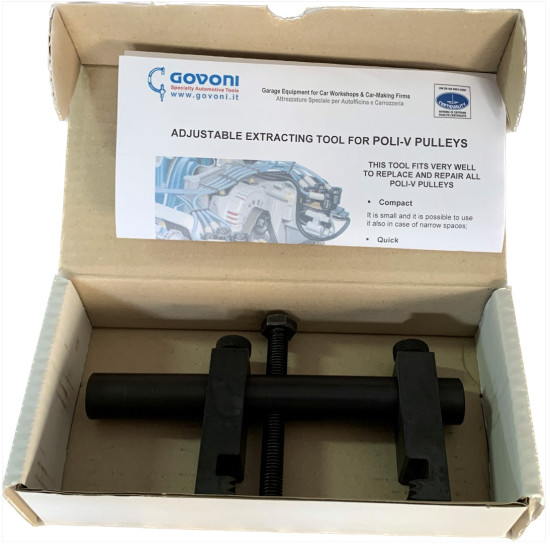 Extrator de polies em V-50-180 mm