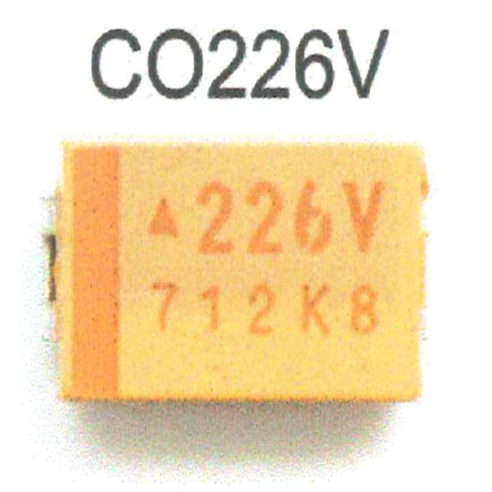 TANTALIUM CAPACITOR 22mF 35V SMD (10 Peças package)