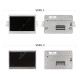 Version 2 - LCD colour display for Ford C-Max, Focus, Escape, Grand C-Max, Kuga, Tourneo, Transit instrument clusters (metal frame without side lugs)