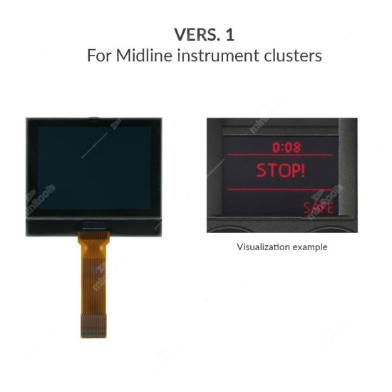 LCD display for Volkswagen and Skoda Visteon instrument clusters LCD display for Volkswagen and Skoda Visteon instrument clusters