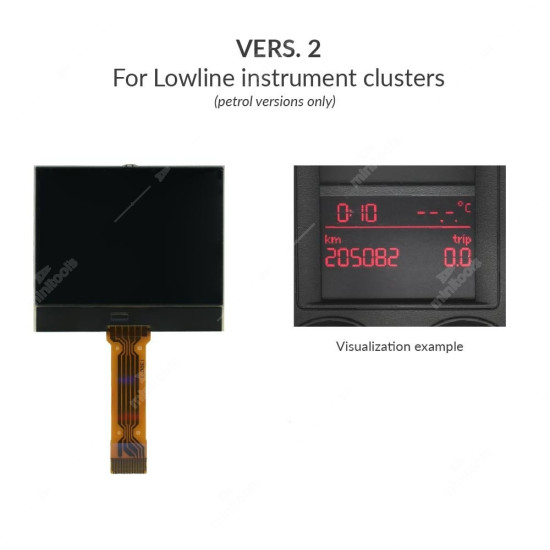 LCD display for Volkswagen and Skoda Visteon instrument clusters LCD display for Volkswagen and Skoda Visteon instrument clusters
