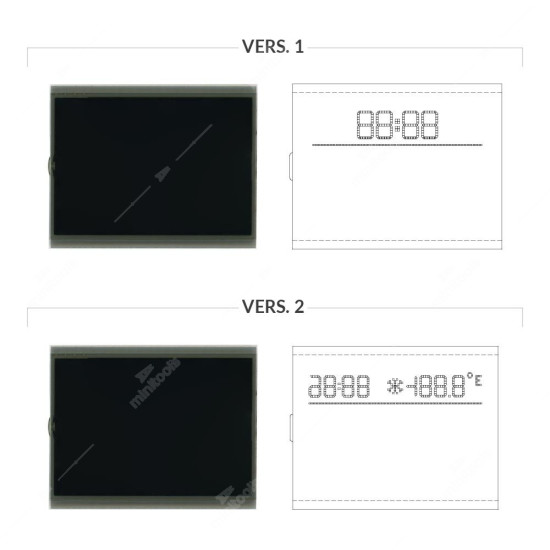 LCD display for Volkswagen and Skoda VDO lowline instrument clusters LCD display for Volkswagen and Skoda VDO lowline instrument clusters