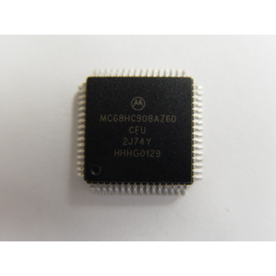MOTOROLA MPU MC68HC908AZ60 CFU 2J74Y QFP64 PIN