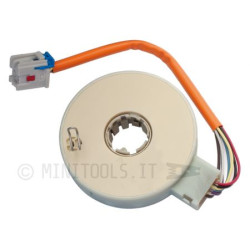 Sensor de direcção Fiat Grande Punto, Fiat 500, Opel Corsa D; Cabo laranja, 7 fios, ficha cinza Sensor de direcção Fiat Grande Punto, Fiat 500, Opel Corsa D; Cabo laranja, 7 fios, ficha cinza