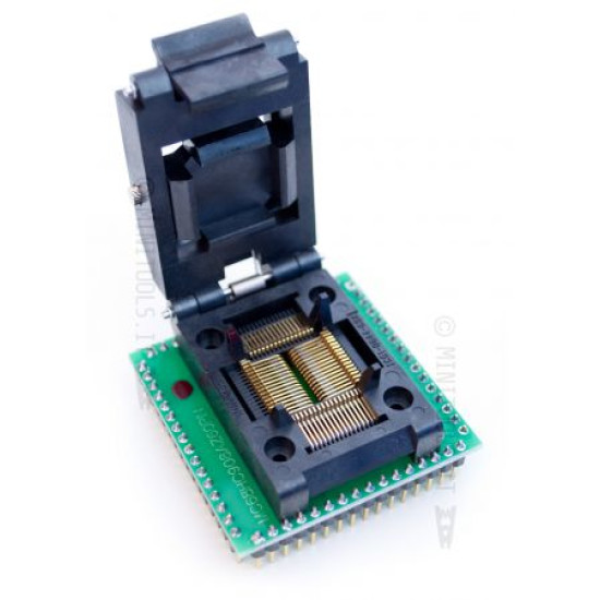 Adapatador Socket com QFP64 para programador MCU 908  Adapatador Socket com QFP64 para programador MCU 908