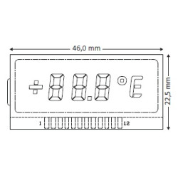 LCD display para quadrantes Mercedes Class C, E, CLK e SLK LCD display para quadrantes Mercedes Class C, E, CLK e SLK