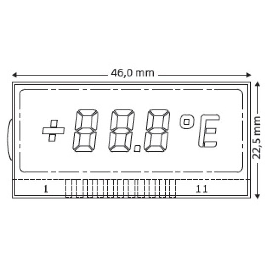 LCD display para quadrantes Mercedes Class C, E, CLK e SLK LCD display para quadrantes Mercedes Class C, E, CLK e SLK