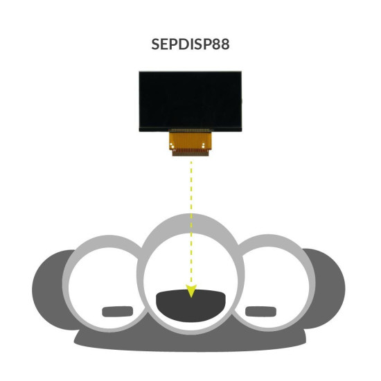 Middle dot-matrix display for Porsche 911 996 (2002-2006), Boxster 986 (2001-2004) and Carrera GT instrument clusters