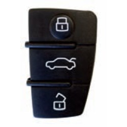 Borrachas para capas de chave de Audi e Volkswagen 3 botões Borrachas para capas de chave de Audi e Volkswagen 3 botões
