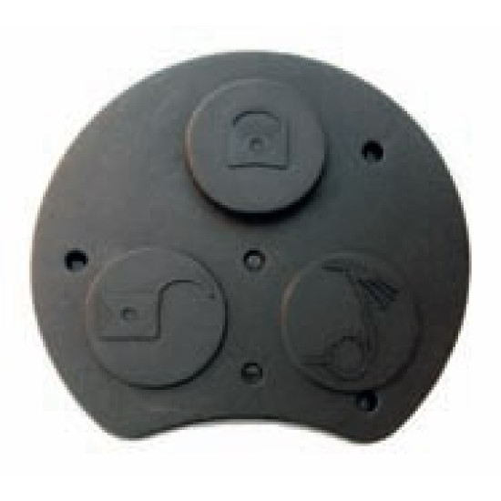 Borracha para capa de chaves Smart 3 botões Borracha para capa de chaves Smart 3 botões