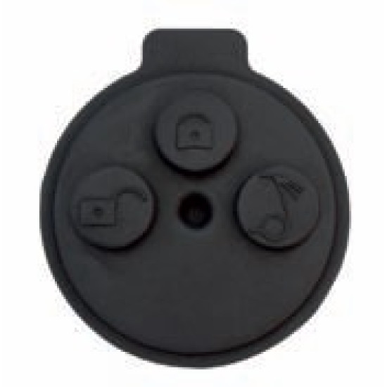 Borracha para capa de chaves Smart 3 botões Borracha para capa de chaves Smart 3 botões