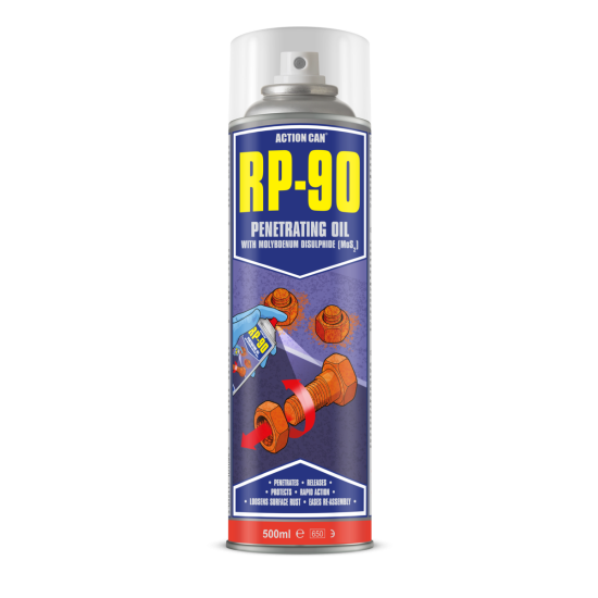 Action Can RP-90 Óleo de Penetração Rápida Mos2 500ml