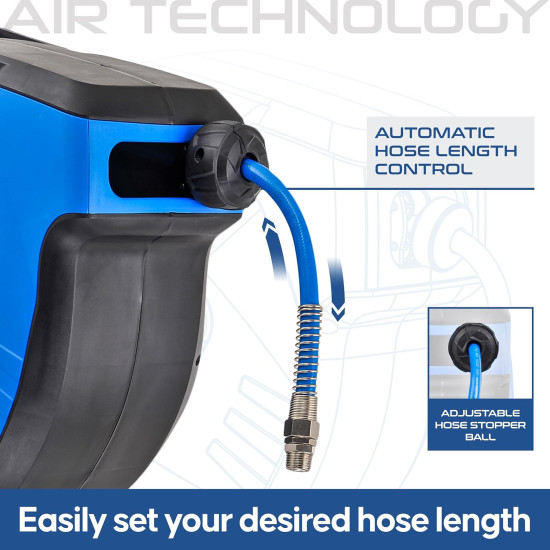 Enrolador de Mangueira Ar Comprimido 20 metros Enrolador de Mangueira Ar Comprimido 20 metros