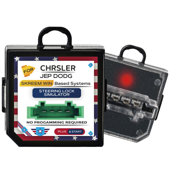 Emulador ESL, Tranca Direção, Lancia, Jeep, Chrysler, Dodge, Fiat