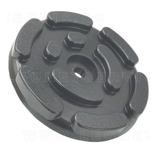 Calço de borracha para elevadores de duas colunas de diâmetro 145 mm Calço de borracha para elevadores de duas colunas de diâmetro 145 mm