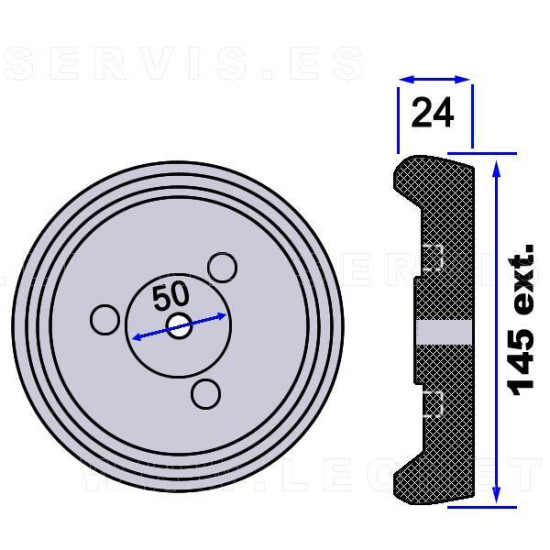 Calço de borracha para elevadores de duas colunas de diâmetro 145 mm Calço de borracha para elevadores de duas colunas de diâmetro 145 mm