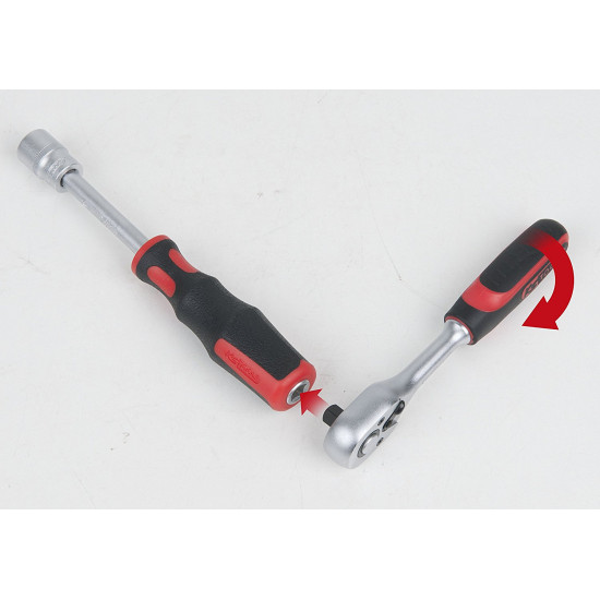 Kit de chaves de caixa 1/4" + 3/8" + 1/2", 195 peças KS TOOLS Kit de chaves de caixa 1/4" + 3/8" + 1/2", 195 peças KS TOOLS