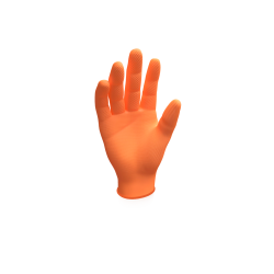 MERCATOR gogrip - Luvas nitrilo laranja profissionais - Caixa 50un MERCATOR gogrip - Luvas nitrilo laranja profissionais - Caixa 50un