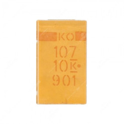 CAPACITOR SMD 100mF 10V (10 Peças package) (NEW) CAPACITOR SMD 100mF 10V (10 Peças package) (NEW)