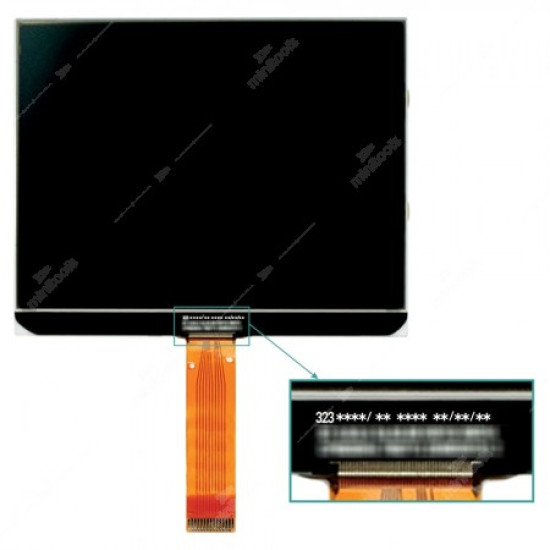Display LCD lado esquerdo para painéis de instrumentos Renault Modus Display LCD lado esquerdo para painéis de instrumentos Renault Modus