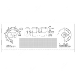 LCD display for Citroën C4 Picasso and Grand C4 Picasso instrument clusters (diesel versions)