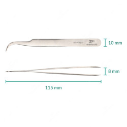 Pinça curva, ponta fina Pinça curva, ponta fina