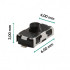 Microswitch tamanho: 6x4x3 mm; Fechado (10 unidades)