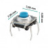 Microswitch tamanho: 7x7x4 mm - pack de 5 peças